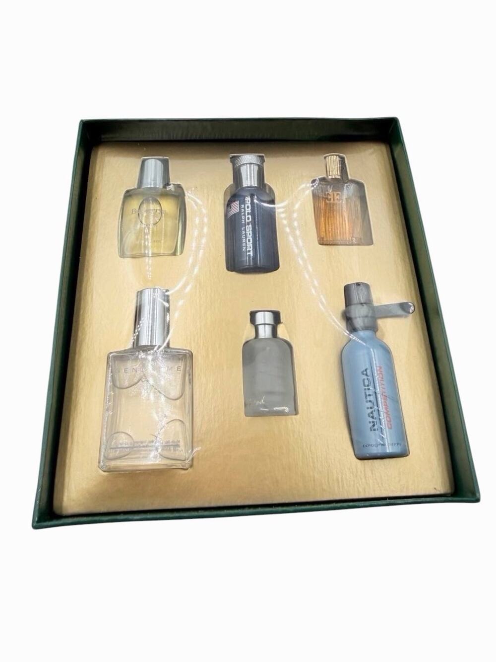 Vintage 1997 Marshall Field’s Centennial Men’s Cologne Miniature Set 6 Bottles